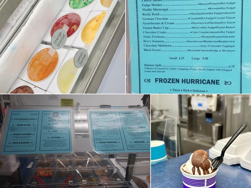 Siciliano's Frozen Custard Menu