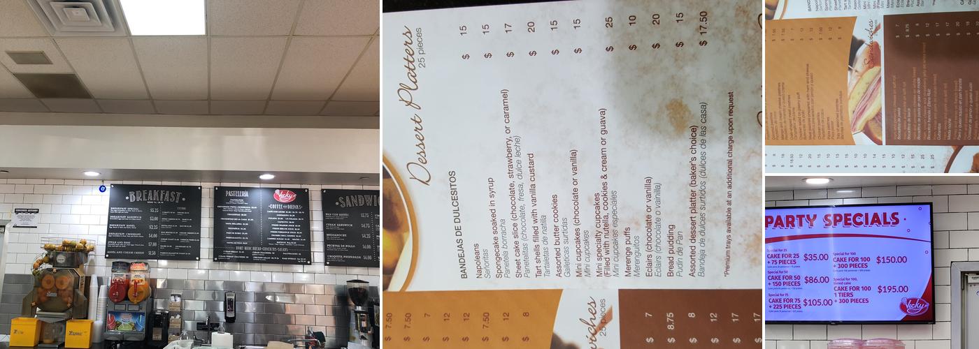 Vicky Bakery Menu