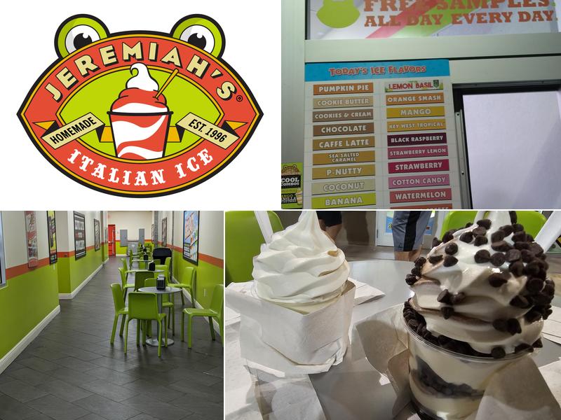 Jeremiah's Italian Ice Menu