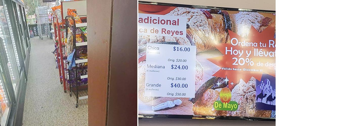 5 de Mayo Mexican Bakery Menu