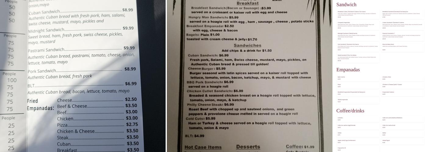 Bakery Makel Menu
