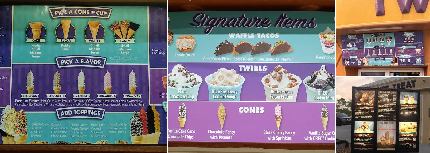 Twistee Treat Tarpon Springs Menu