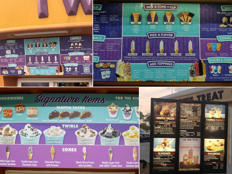 Twistee Treat Tarpon Springs Menu