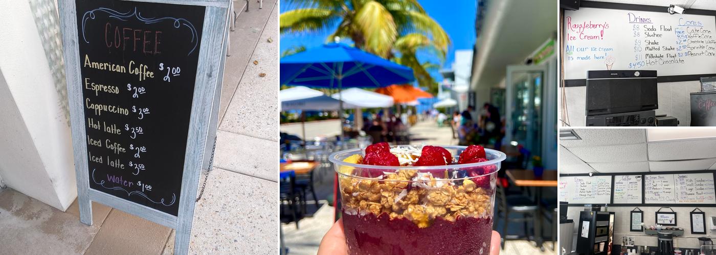 Razzleberry's Homemade Ice Cream Pompano Beach Menu