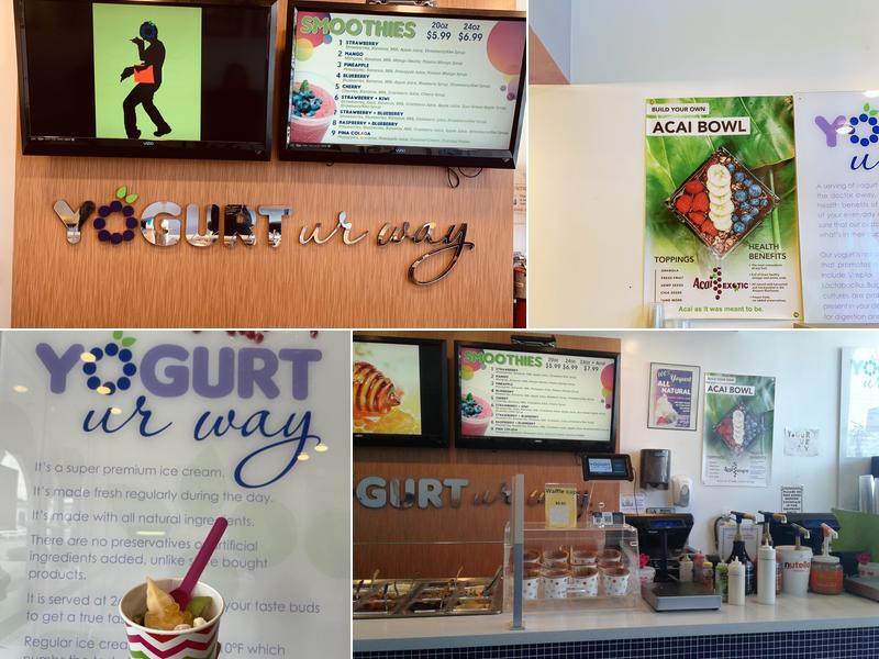 Yogurt Ur Way Menu