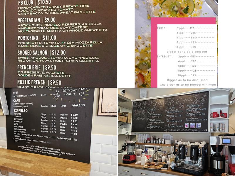 Paneterie Menu