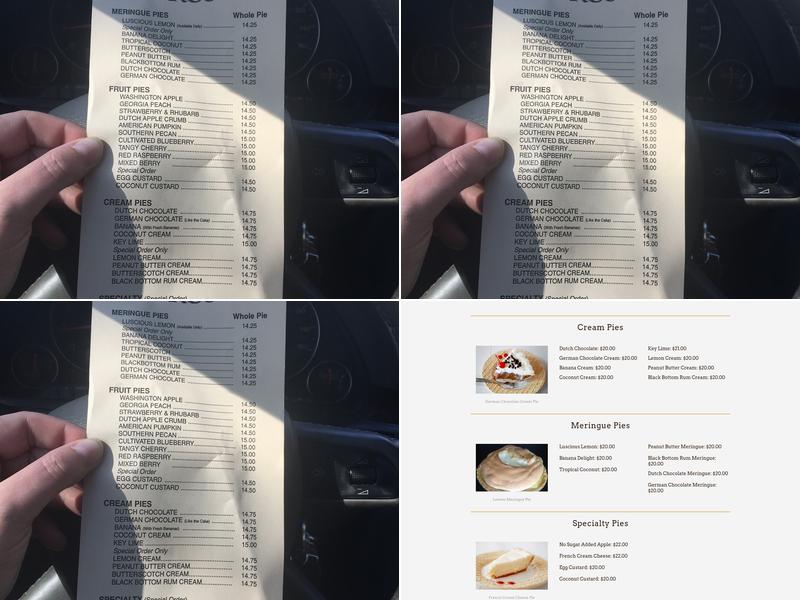 Upper Crust Bakery Menu