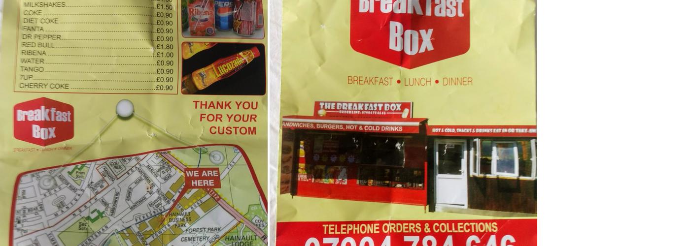 The Breakfast Box Menu