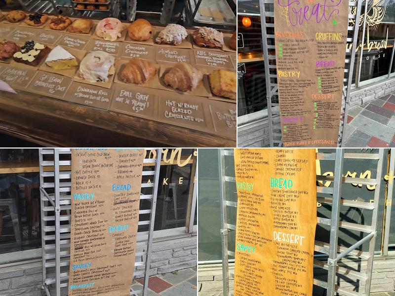 Born & Bread Bakehouse Menu