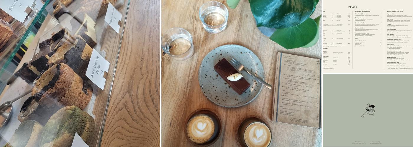Pollen Bakery Menu