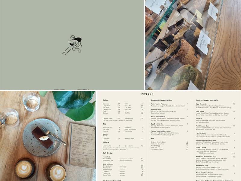 Pollen Bakery Menu
