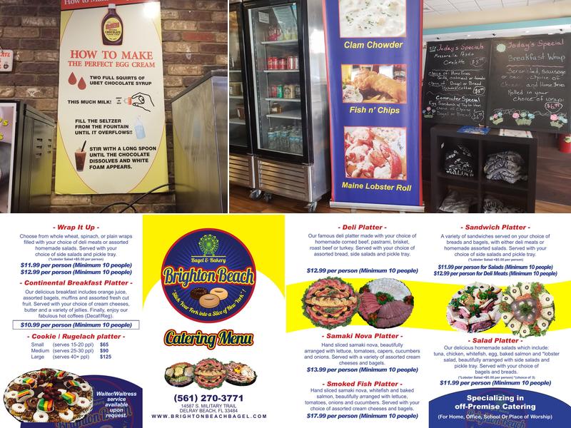 Brighton Beach Bagel & Bakery Menu