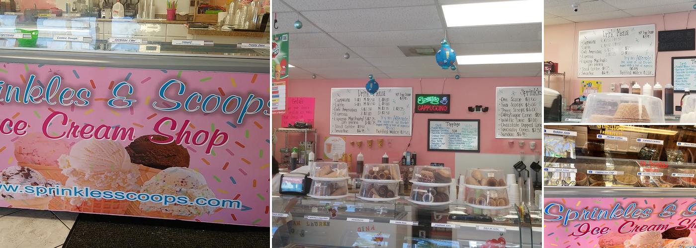Sprinkles & Scoops Ice Cream Shop Menu