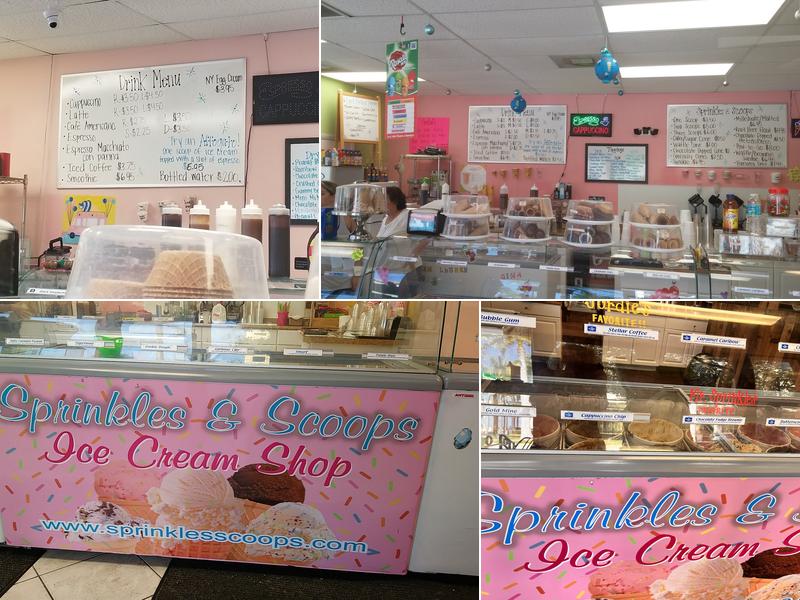 Sprinkles & Scoops Ice Cream Shop Menu