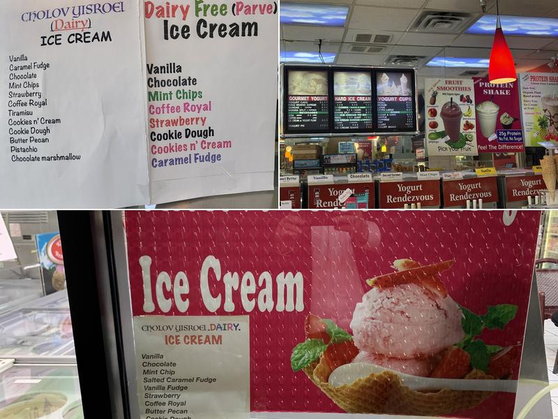 Yogurt Rendezvous Menu