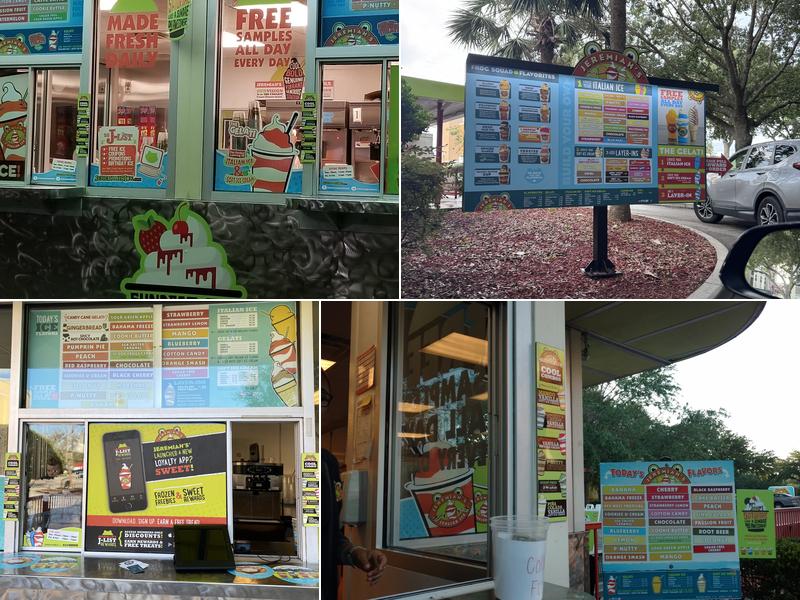 Jeremiah's Italian Ice Menu