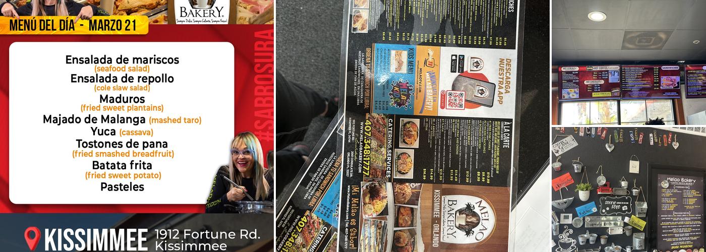 Melao Bakery - Orlando Menu