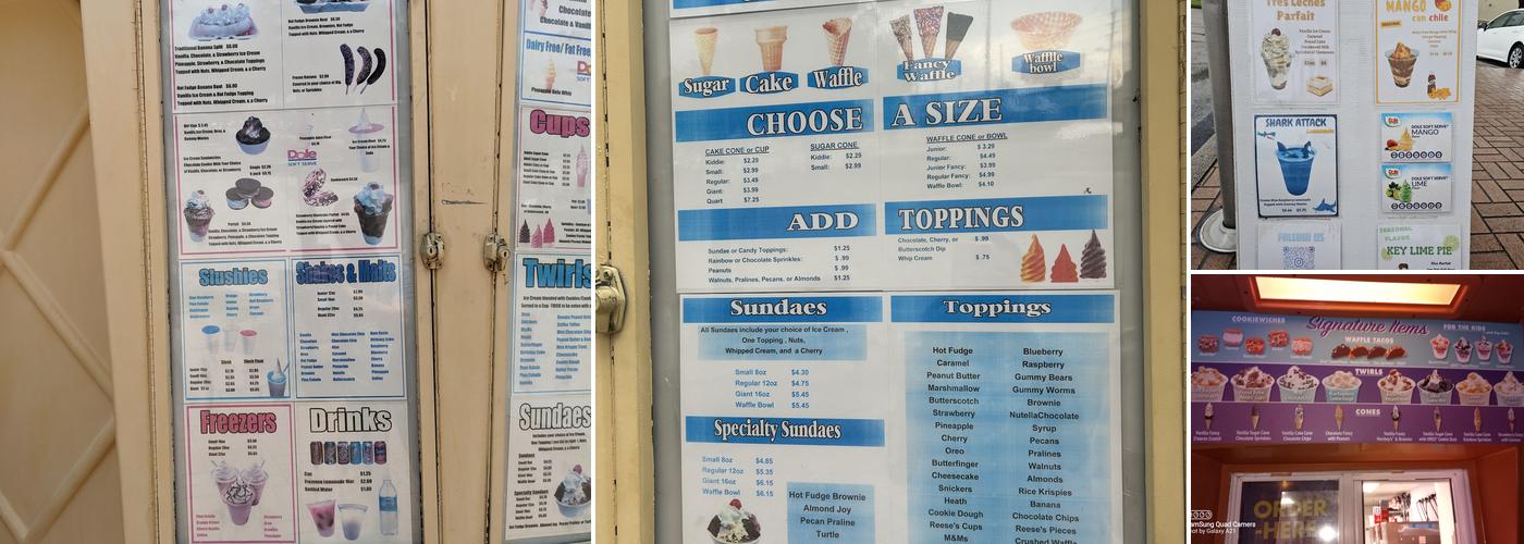 Twistee Treat Menu