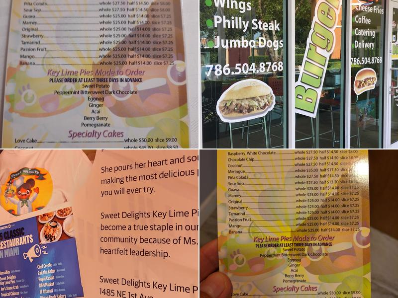 Sweet Delights Bakery Menu