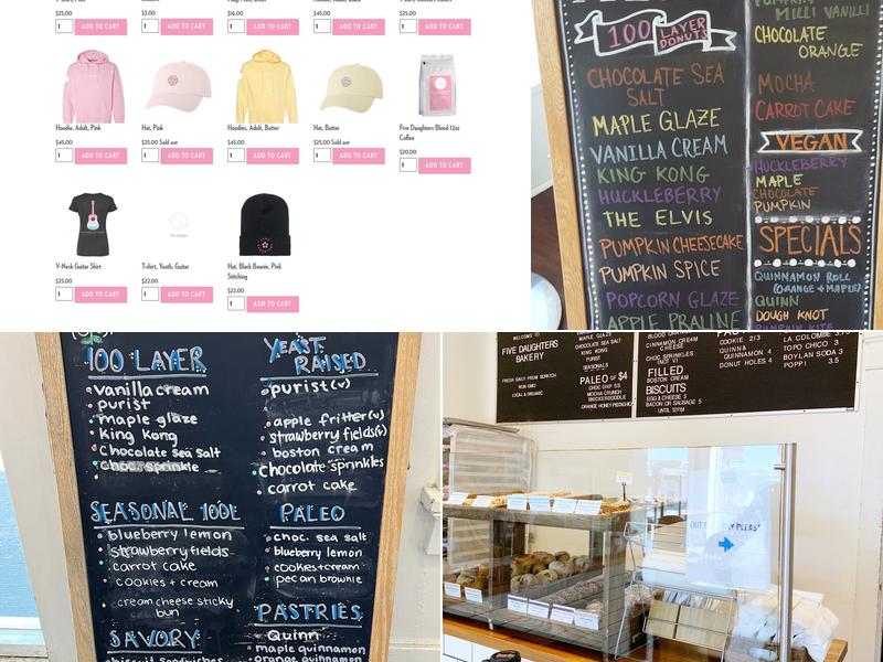 Five Daughters Bakery | 12th South Menu