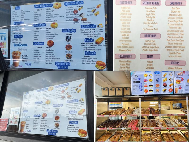 McGaugh's Donuts Menu