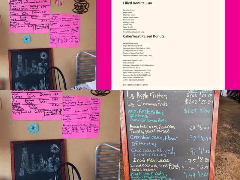 Abbe's Donut Nook Menu