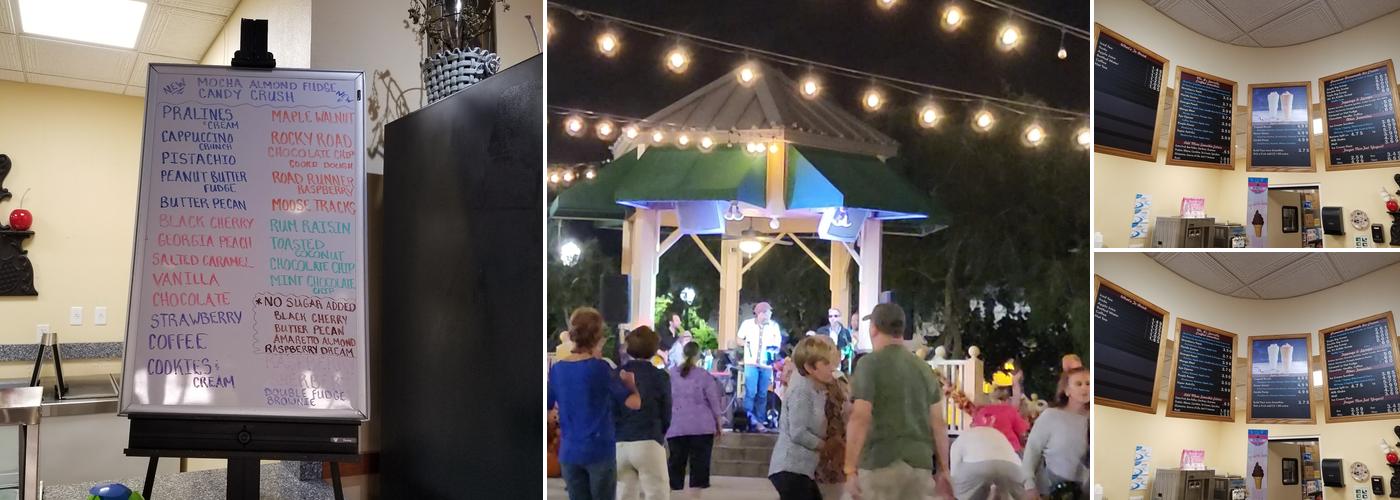 Mr B's Big Scoop Menu