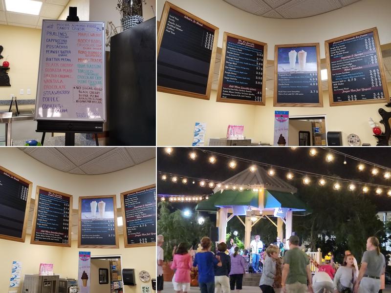 Mr B's Big Scoop Menu