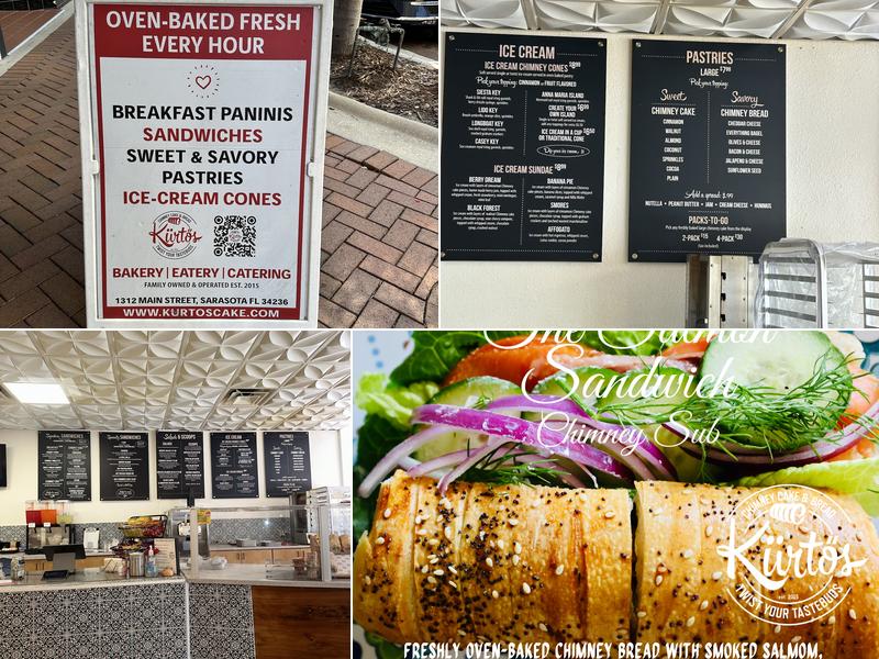 Kurtos Chimney Cake & Bread Menu