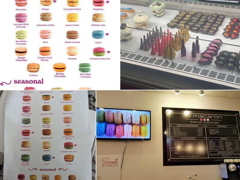 Le Macaron Menu