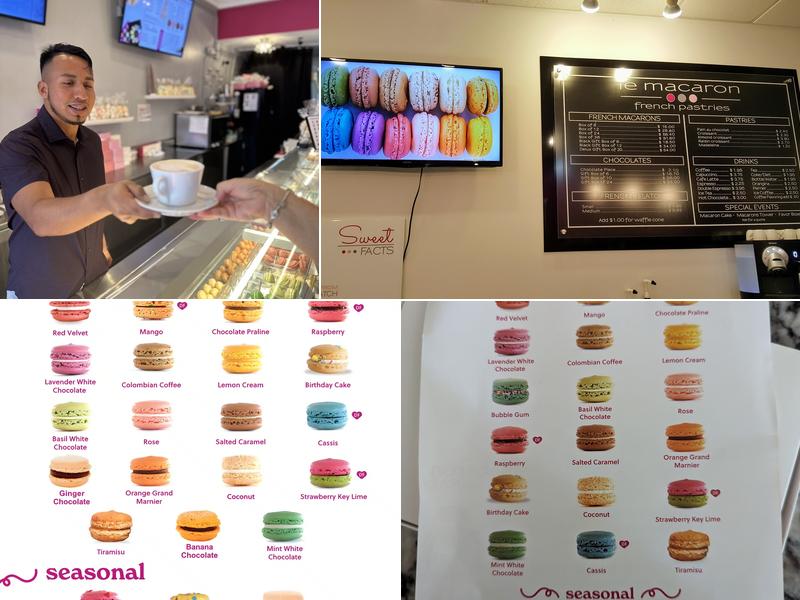 Le Macaron Menu