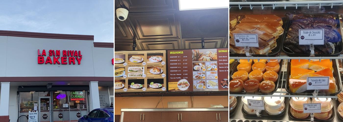 La Sin Rival Bakery Menu