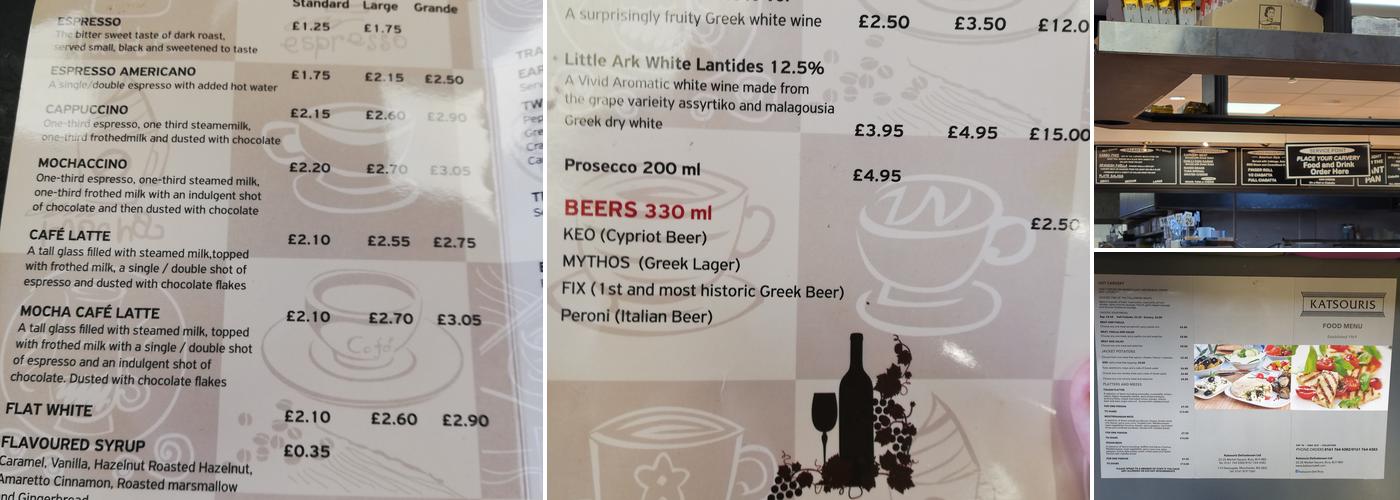 Katsouris Delicatessen Menu