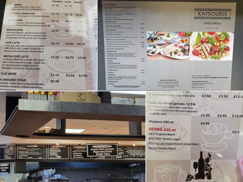 Katsouris Delicatessen Menu