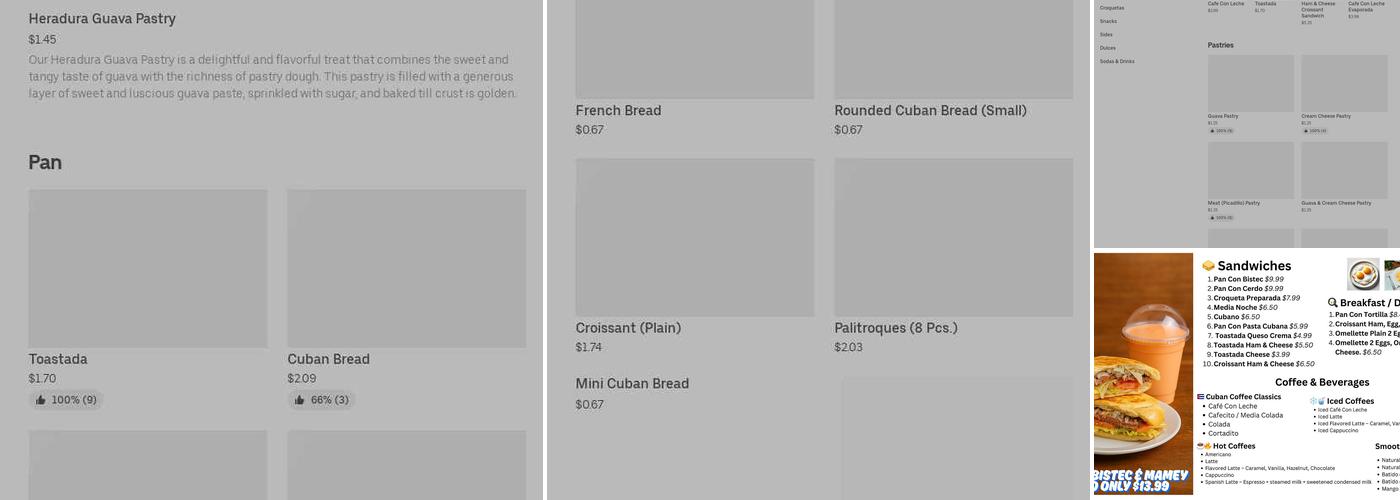 Lucerne Bakery Menu