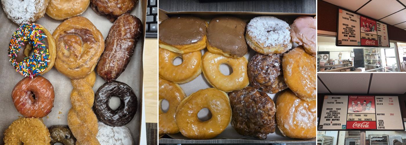 Tastee Donuts Menu