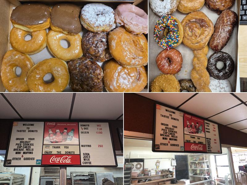 Tastee Donuts Menu