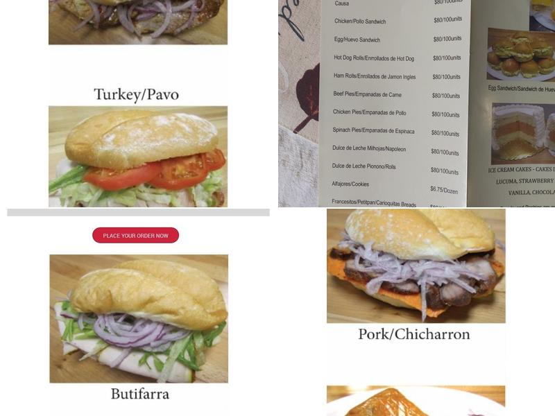 L'Arte Bianco Bakery Menu