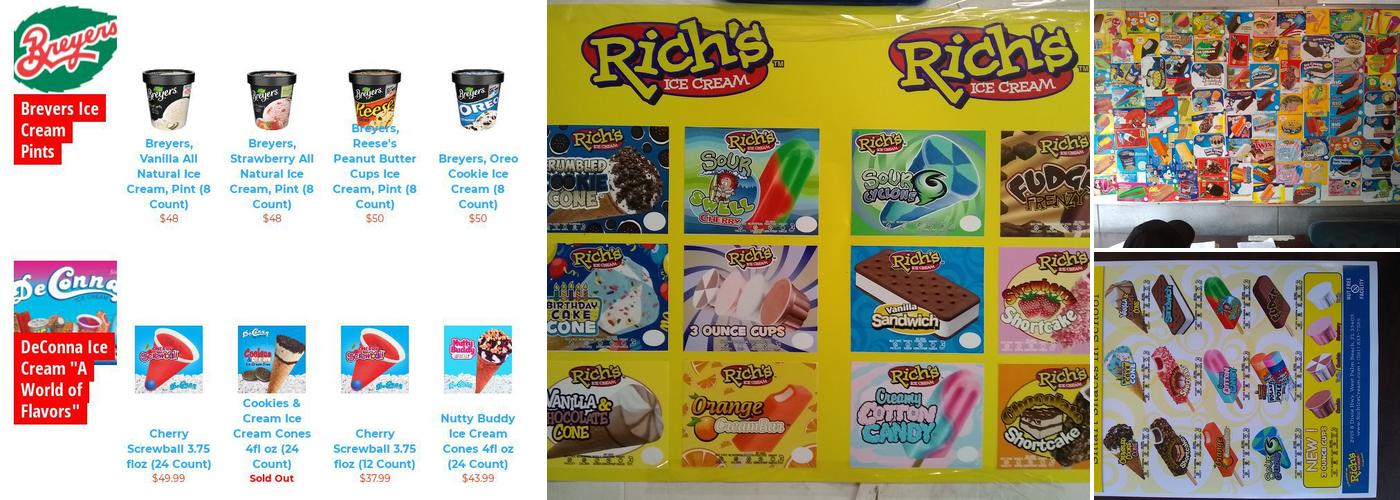 Super Frosty City-Wide Distributors Menu