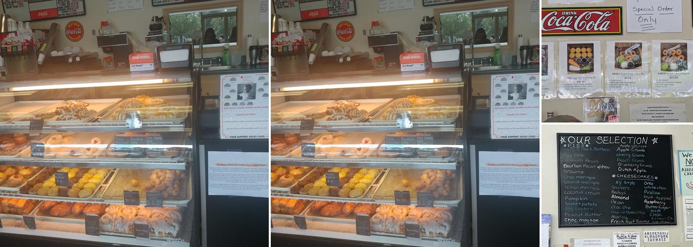 Baker's Pride Bakery Menu