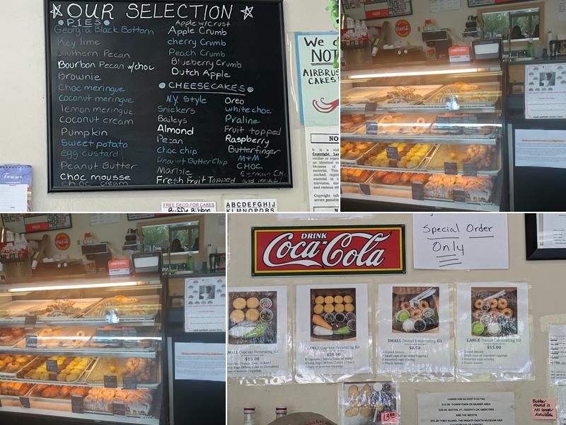 Baker's Pride Bakery Menu