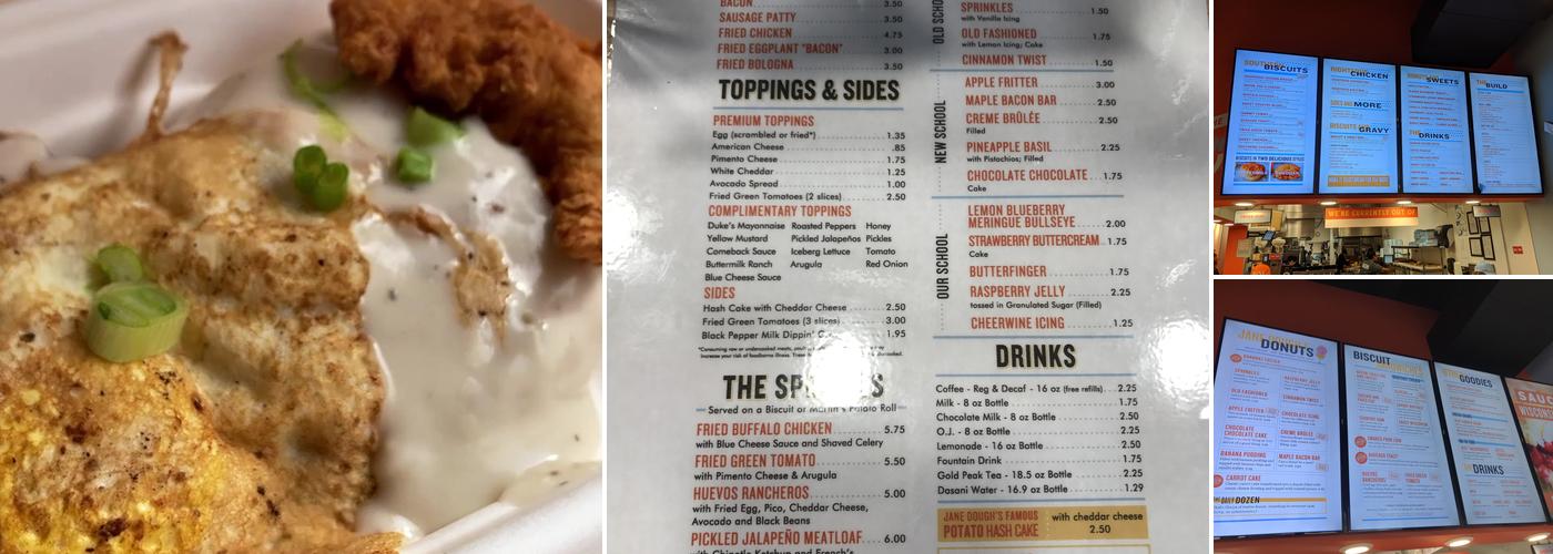 Rise Southern Biscuits & Righteous Chicken Menu