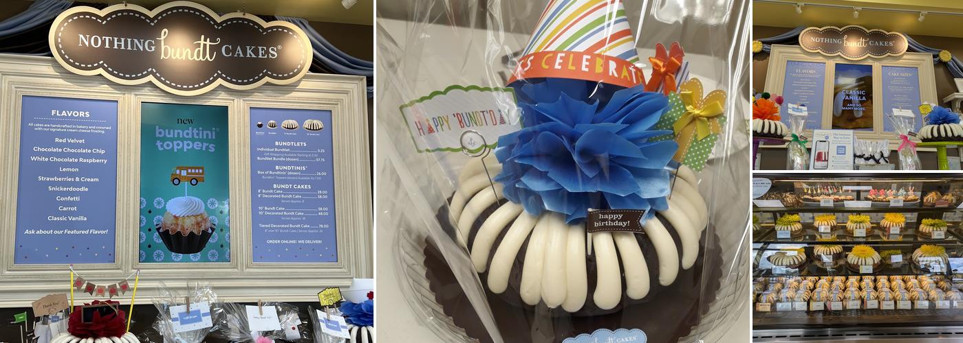 Nothing Bundt Cakes Menu