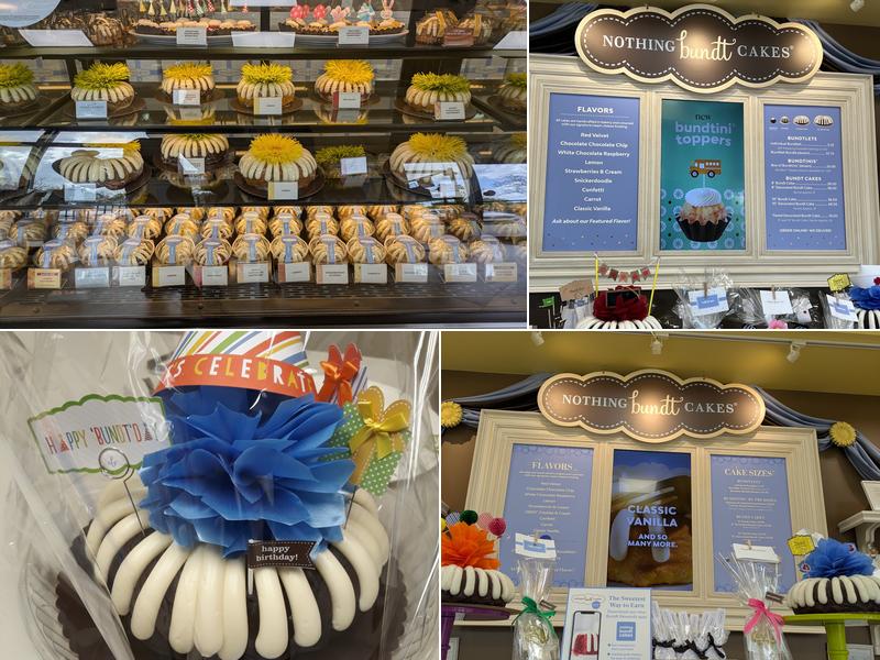 Nothing Bundt Cakes Menu