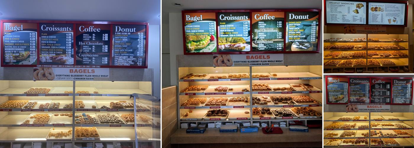 Tip Top Donuts Menu