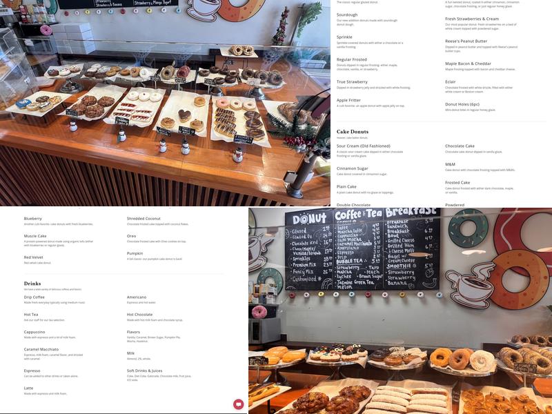 Sweet Apple Menu