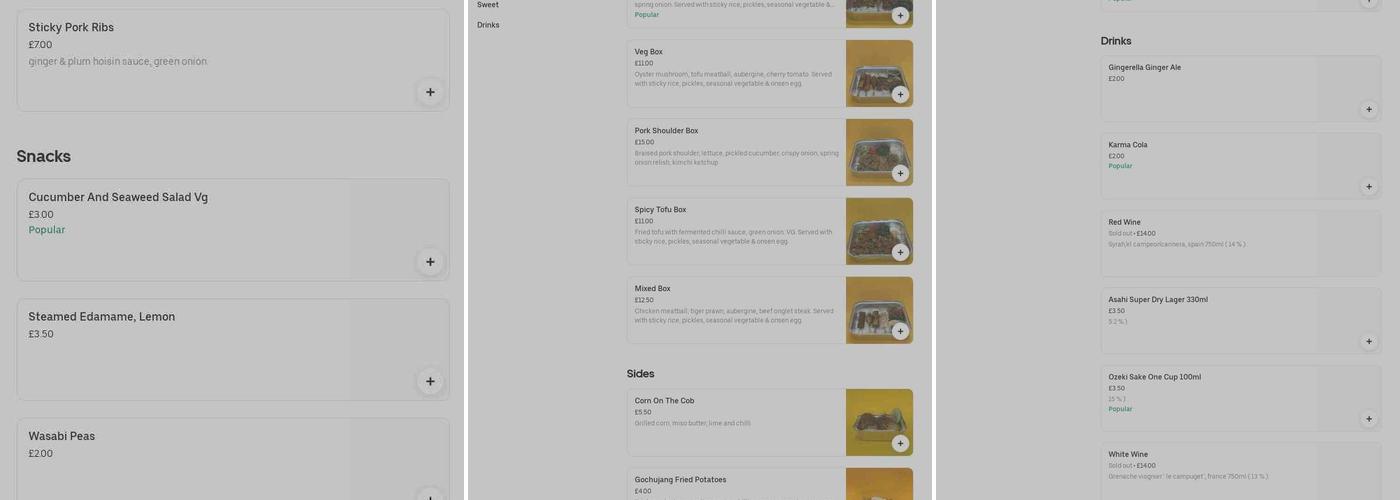 Ju-Ice & Shakes Menu