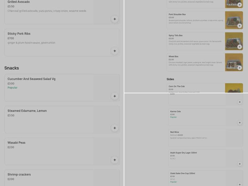 Ju-Ice & Shakes Menu