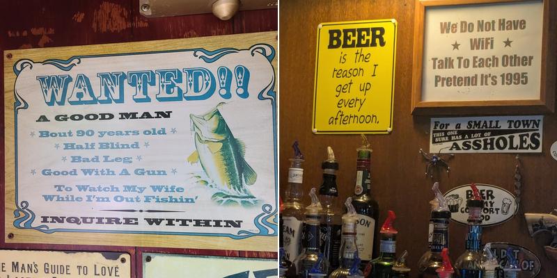 Bella Vista Bar Menu