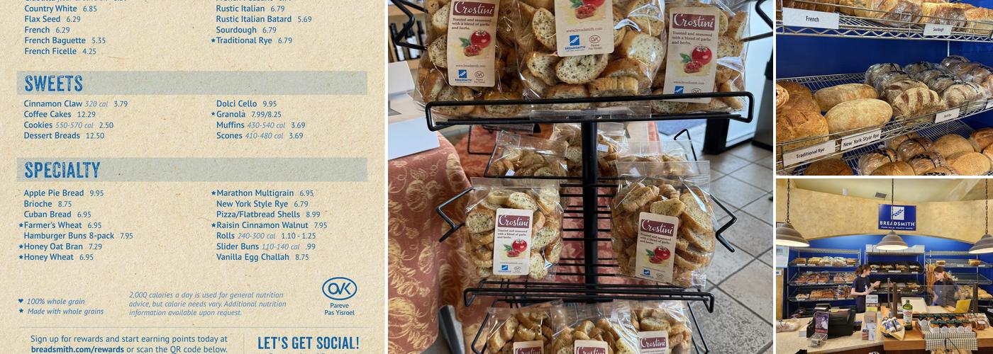 Breadsmith of St. Louis Menu